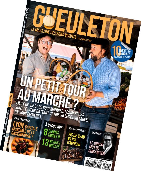 Couverture penchée du Magazine Gueuleton, numero 20